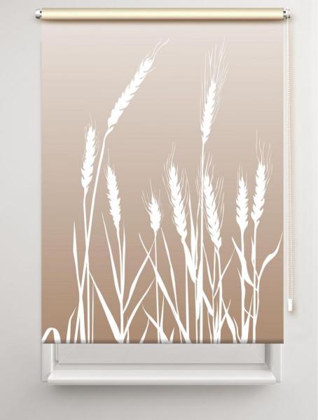 Rollo cereal 24 – cappuccino, Rollo, Motivrollo, Rollo mit Druck, Fotorollo, bedrucktes Rollo, Fensterrollo,verdunkelndes Rollo, Sonnenschutz Rollo